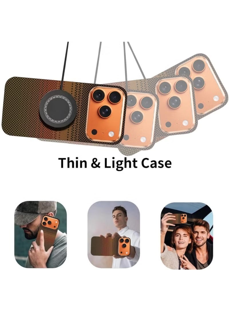 for iPhone 17 Pro Max Case Compatible with MagSafe, Thin & Light Case with a Caseless Feel, Carbon Fiber Pattern Design - Image 5